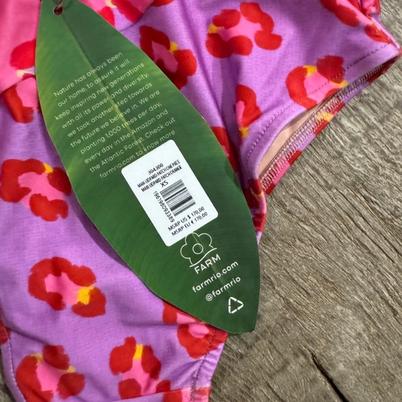 Farm Rio Maxi Leopard Patch One Piece Swimsuit - Picture 6 of 6